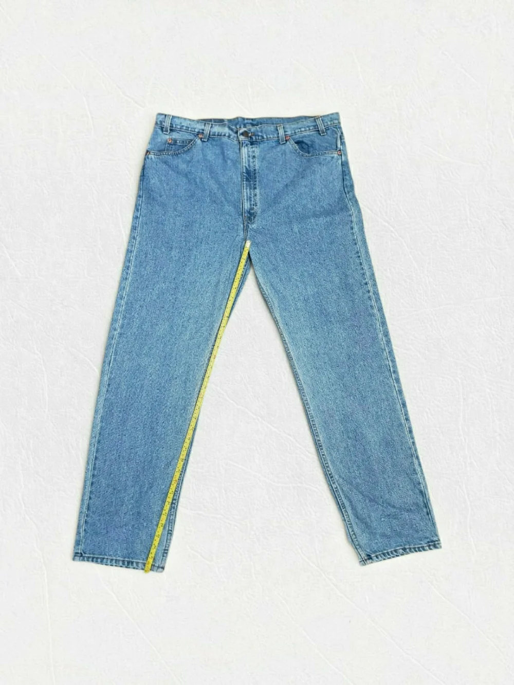 Vtg 1990 Levis 505 Orange Tab Jeans USA Mens Tag 42x32 Measures 40x32 Blue